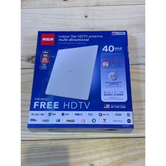Rca flat multi-directional hdtv antenna - nextgen tv compatible - Picture 1 of 2